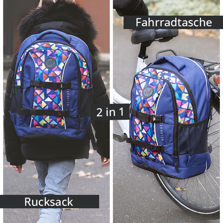 Lynx - Fahrradtasche und Schulrucksack 30 Liter