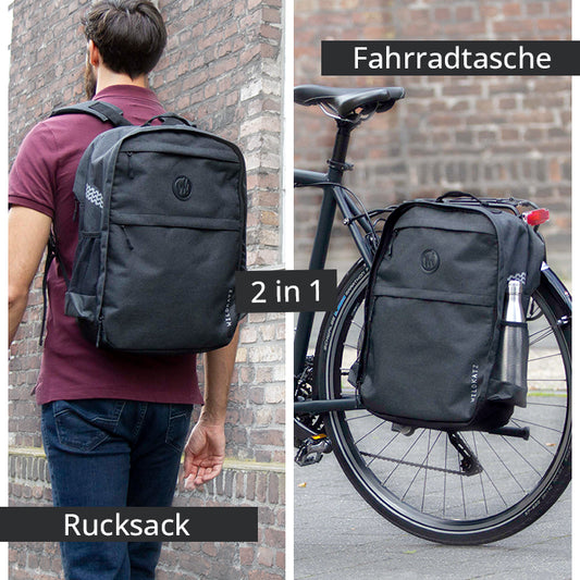 Wildkatz Felis - Fahrradtasche und Rucksack 30 Liter