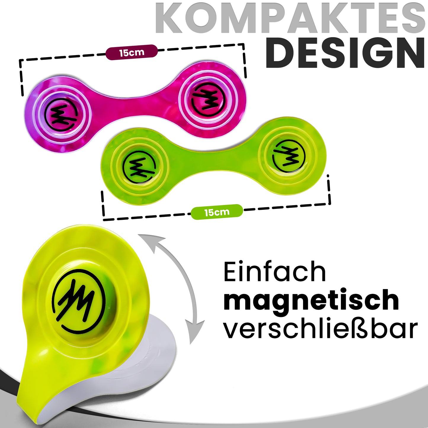 Wildkatz Stella - magnetischer Reflektor-Clip - Wildkatz