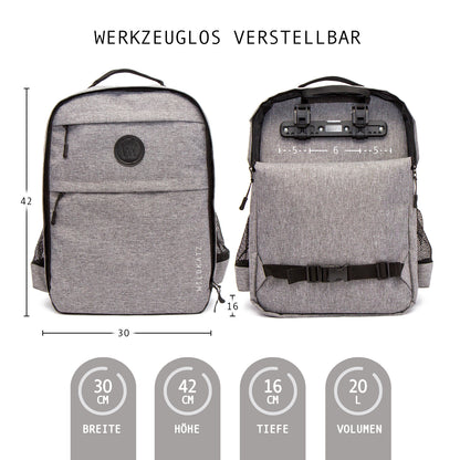 Wildkatz Felis Small - Fahrradtasche und Rucksack 20 Liter - Wildkatz